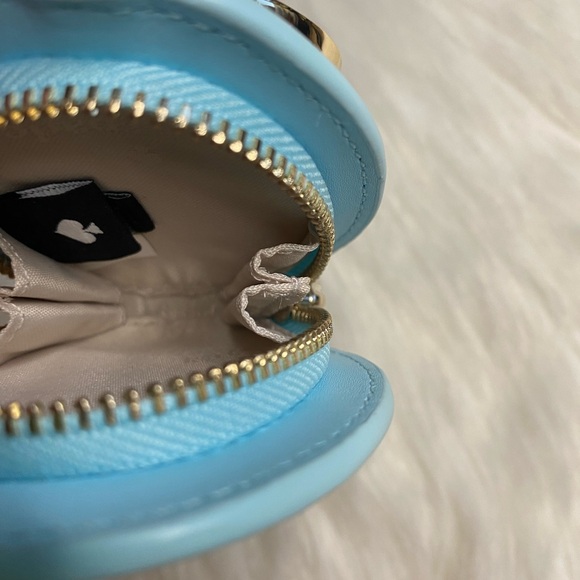 KATE SPADE GRAND SLAM SMALL 3D TENNIS RACQUET COIN PURSE KF500 New - Picture 4 of 4